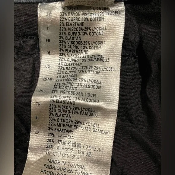 Diesel Fayza Relaxed Boyfriend Jeans Womens 25 Low Waist Ankle Cropped Barrel - Picture 6 of 10